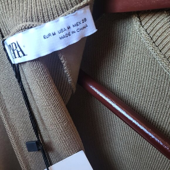 Zara Corset Shoulder Pad Top - Picture 6 of 8